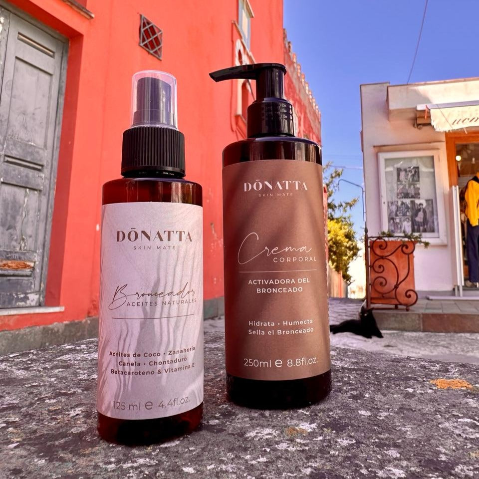 Pack Donatta: Tanning Enhancer Oil + Daily Melanin-Activator Cream